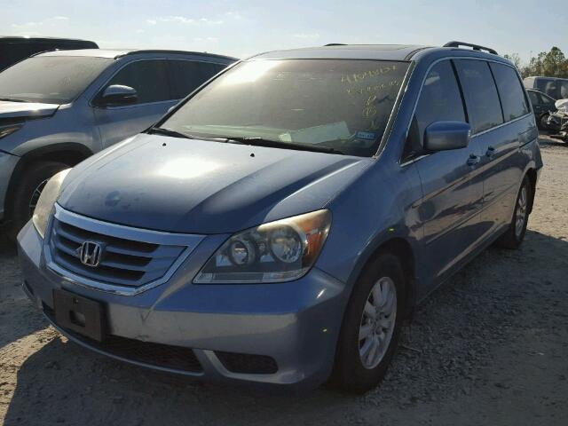 5FNRL38678B061657 - 2008 HONDA ODYSSEY EX BLUE photo 2