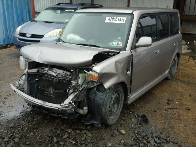 JTLKT334550184993 - 2005 TOYOTA SCION XB SILVER photo 2