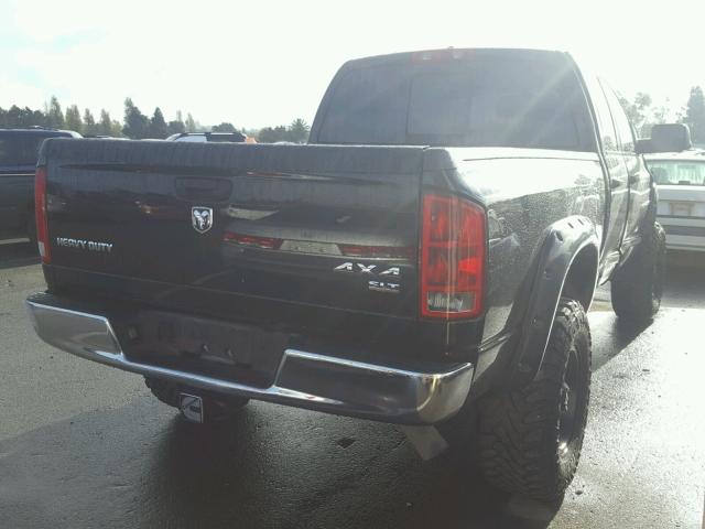 1D7KS28C86J143820 - 2006 DODGE RAM 2500 S BLACK photo 4