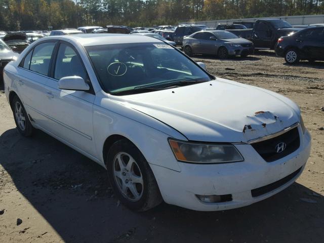 5NPEU46F96H093786 - 2006 HYUNDAI SONATA GLS WHITE photo 1