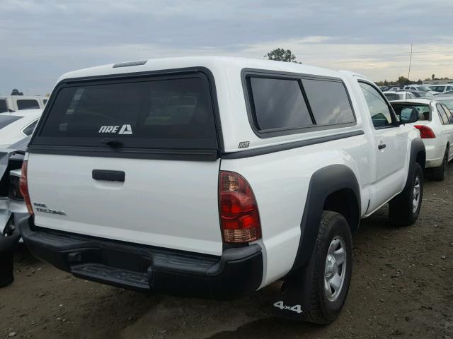 5TFPX4EN5CX011299 - 2012 TOYOTA TACOMA WHITE photo 4