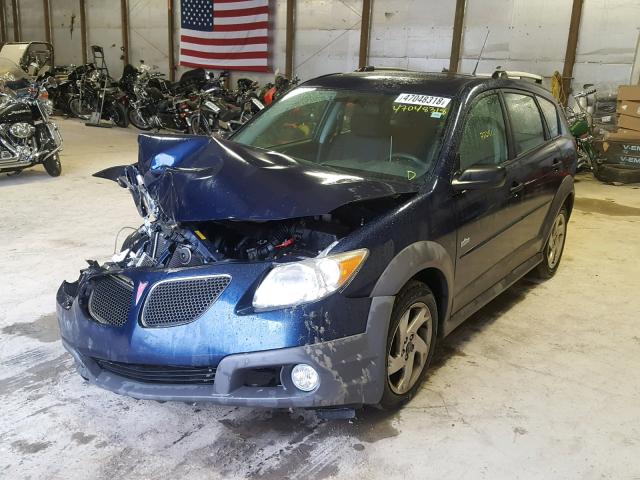 5Y2SL65817Z407235 - 2007 PONTIAC VIBE BLUE photo 2