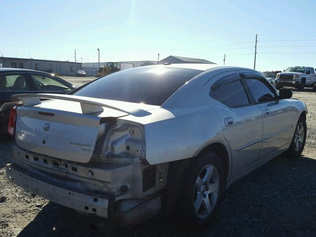 2B3CA3CVXAH250752 - 2010 DODGE CHARGER SX SILVER photo 4