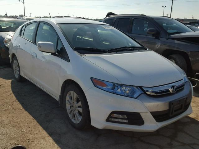 JHMZE2H70CS001498 - 2012 HONDA INSIGHT EX WHITE photo 1