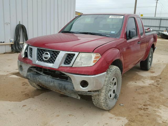 1N6BD0CT1AC448876 - 2010 NISSAN FRONTIER K RED photo 2