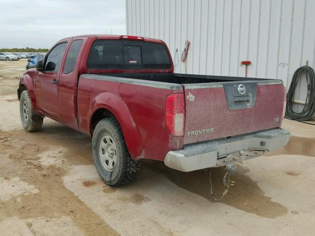 1N6BD0CT1AC448876 - 2010 NISSAN FRONTIER K RED photo 3