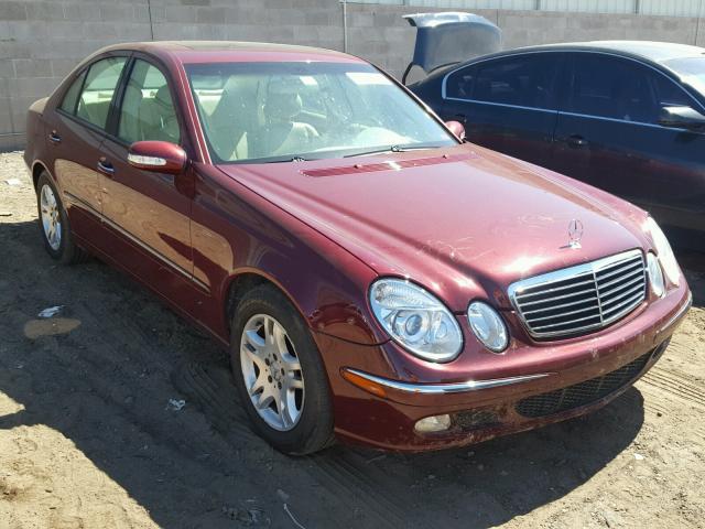 WDBUF65J93A149184 - 2003 MERCEDES-BENZ E 320 BURGUNDY photo 1