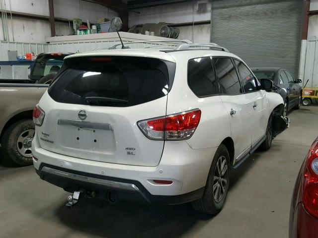 5N1AR2MM2DC635241 - 2013 NISSAN PATHFINDER WHITE photo 4