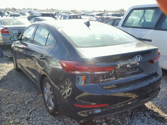 5NPD84LF6HH178432 - 2017 HYUNDAI ELANTRA SE BLACK photo 3