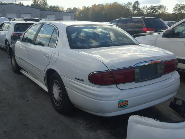 1G4HP54K214160913 - 2001 BUICK LESABRE CU WHITE photo 3