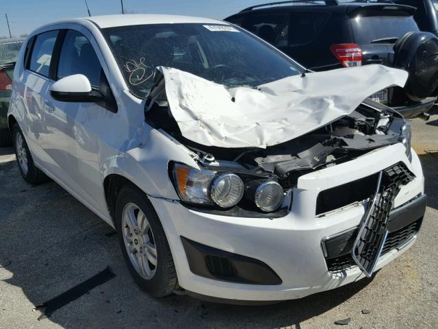 1G1JD6SHXC4111014 - 2012 CHEVROLET SONIC LT WHITE photo 1