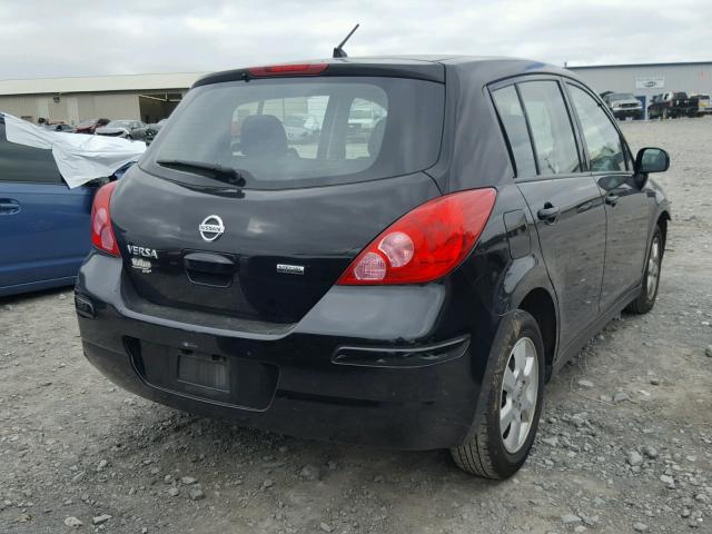 3N1BC1CP6CK271398 - 2012 NISSAN VERSA S BLACK photo 4