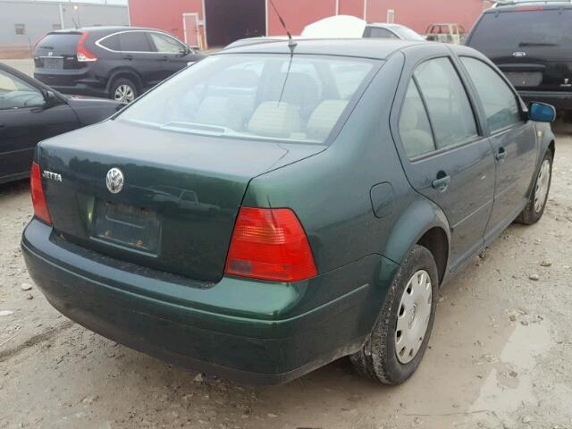 3VWSA29M6XM108716 - 1999 VOLKSWAGEN JETTA GLS GREEN photo 4