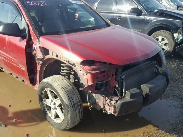 2CNDL73F556047486 - 2005 CHEVROLET EQUINOX LT MAROON photo 9