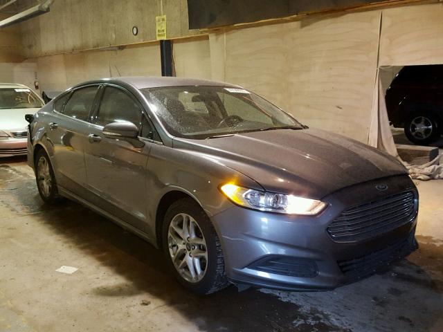 3FA6P0H7XDR350254 - 2013 FORD FUSION SE GRAY photo 1