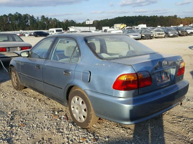 1HGEJ6673YL049618 - 2000 HONDA CIVIC LX GREEN photo 3