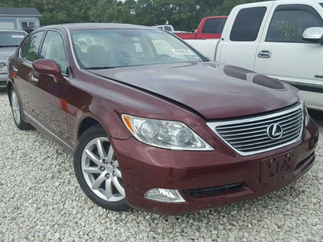 JTHBL46F785066562 - 2008 LEXUS LS 460 BURGUNDY photo 1