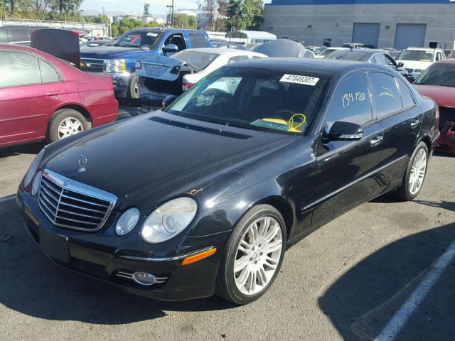 WDBUF87X28B314572 - 2008 MERCEDES-BENZ E 350 4MAT BLACK photo 2