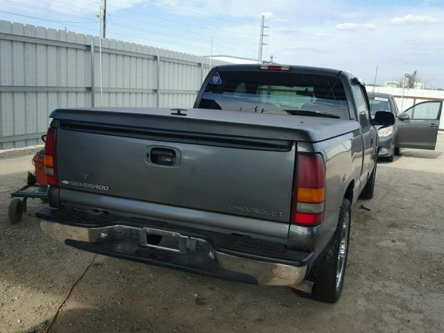 2GCEC19V511135515 - 2001 CHEVROLET SILVERADO GRAY photo 4