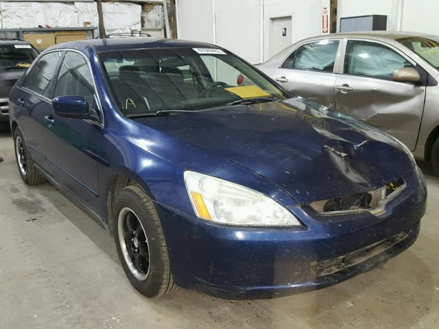 1HGCM56495A116079 - 2005 HONDA ACCORD LX BLUE photo 1