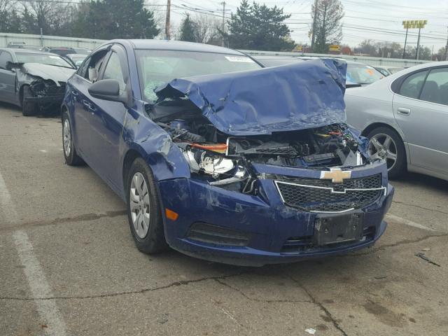 1G1PC5SH0C7204582 - 2012 CHEVROLET CRUZE LS BLUE photo 1