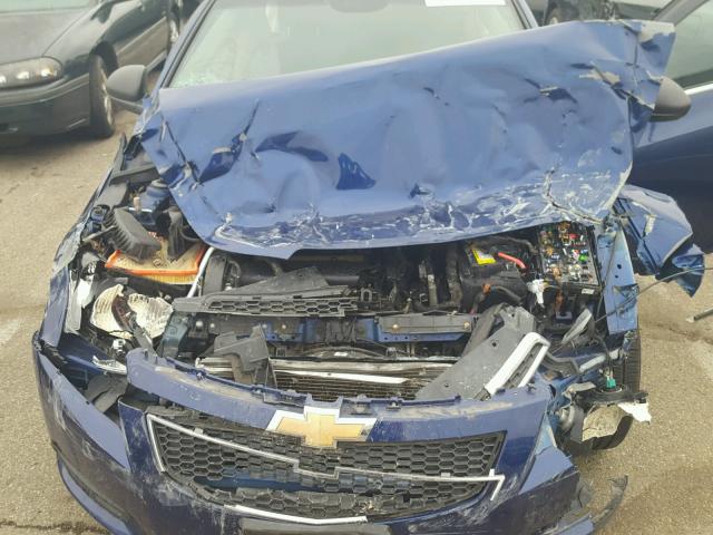 1G1PC5SH0C7204582 - 2012 CHEVROLET CRUZE LS BLUE photo 7