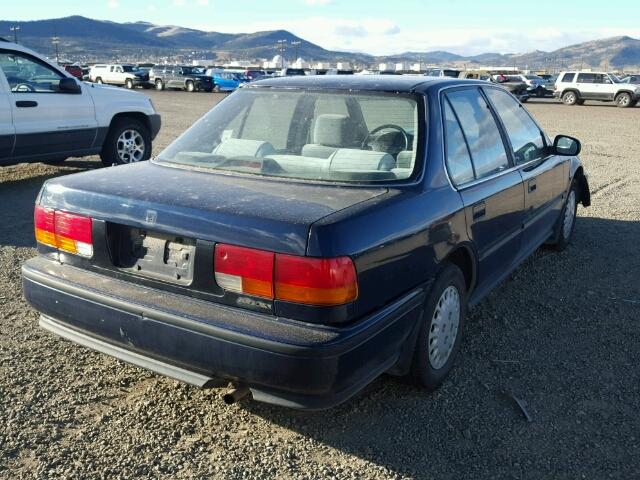 1HGCB7651NA190686 - 1992 HONDA ACCORD LX BLUE photo 4