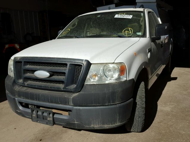 1FTRF12217KD37253 - 2007 FORD F150 WHITE photo 2