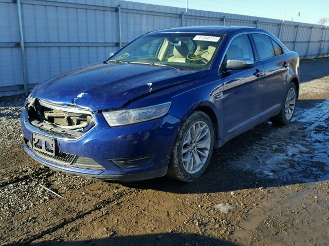 1FAHP2F89DG232719 - 2013 FORD TAURUS LIM BLUE photo 2