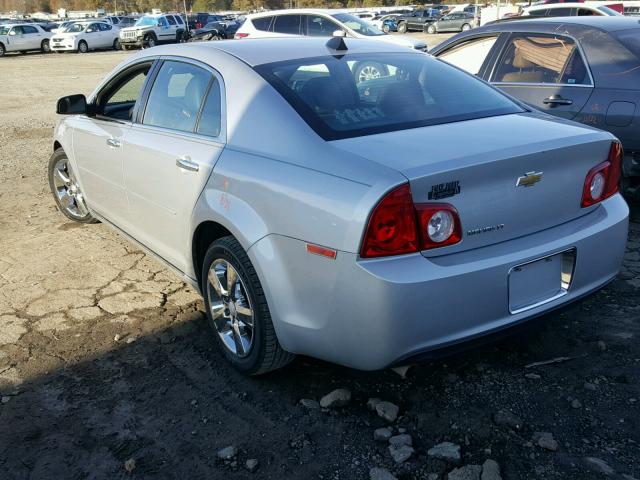 1G1ZD5EU7CF343158 - 2012 CHEVROLET MALIBU 2LT SILVER photo 3