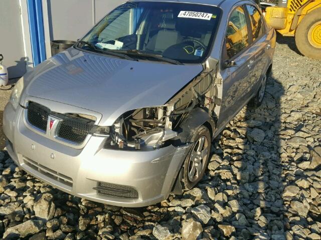 3G2TX55E79L116536 - 2009 PONTIAC G3 WAVE SE SILVER photo 9