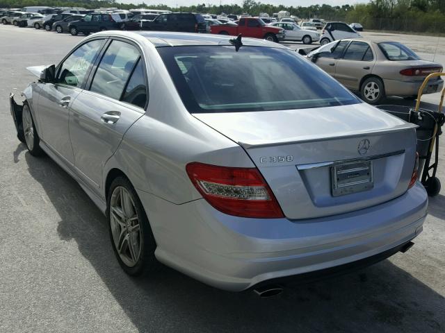 WDDGF56X18R025422 - 2008 MERCEDES-BENZ C 350 SILVER photo 3