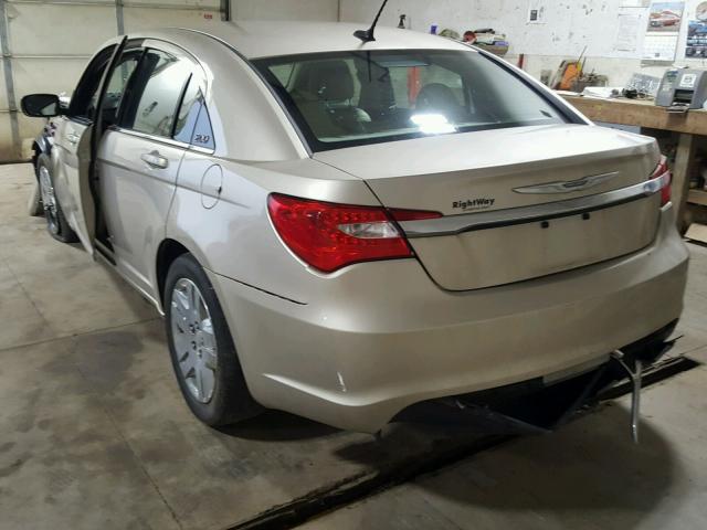 1C3CCBAB8EN122782 - 2014 CHRYSLER 200 LX TAN photo 3