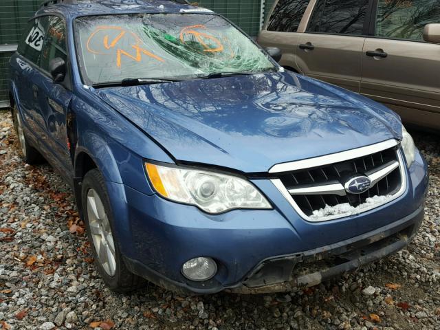 4S4BP61C786336295 - 2008 SUBARU OUTBACK 2. BLUE photo 1