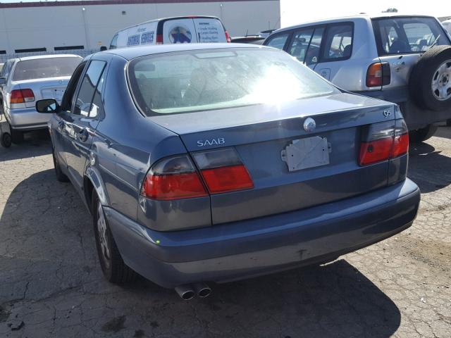 YS3EF48Z9X3077482 - 1999 SAAB 9-5 SE BLUE photo 3