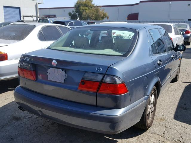 YS3EF48Z9X3077482 - 1999 SAAB 9-5 SE BLUE photo 4