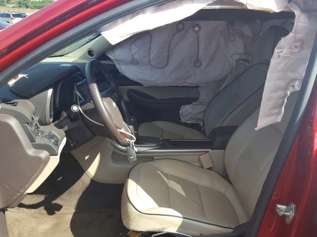 1G11J5SX0DF224227 - 2013 CHEVROLET MALIBU LTZ 红色 照片 5