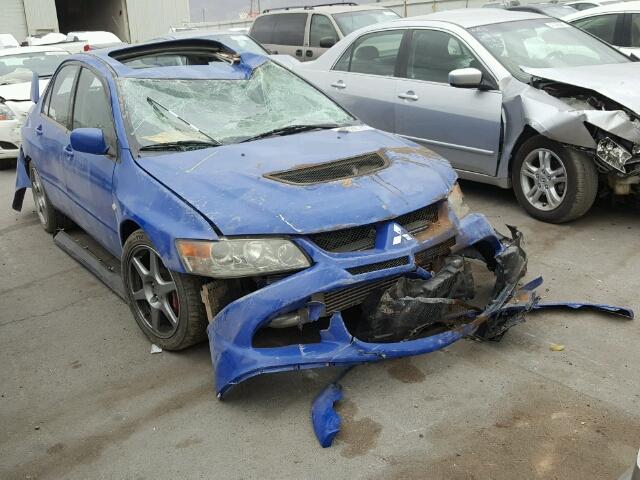 JA3AH86F53U123621 - 2003 MITSUBISHI LANCER EVO BLUE photo 1