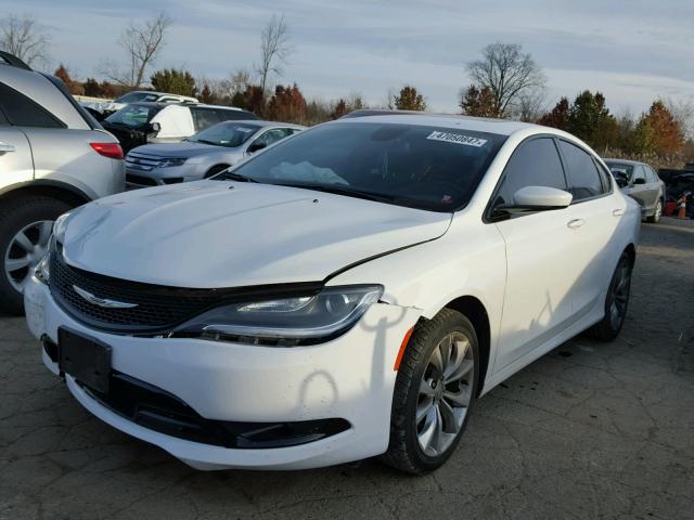 1C3CCCBB8FN749701 - 2015 CHRYSLER 200 S WHITE photo 2