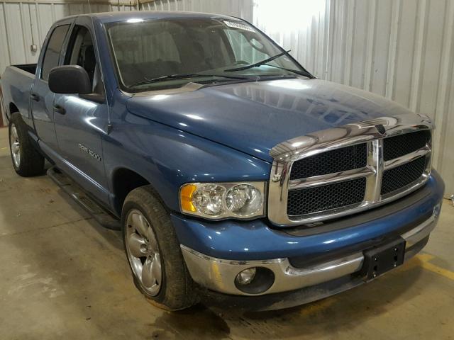 1D7HA18Z53S163170 - 2003 DODGE RAM 1500 S BLUE photo 1