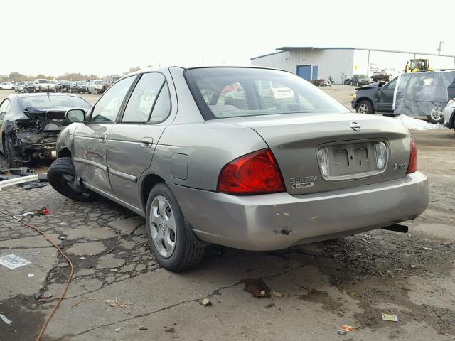 3N1CB51D04L475231 - 2004 NISSAN SENTRA 1.8 GRAY photo 3