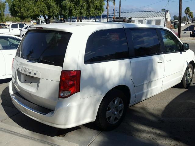 2C4RDGBG0CR148870 - 2012 DODGE GRAND CARA WHITE photo 4