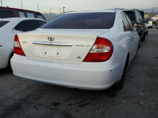 4T1BF32K44U067301 - 2004 TOYOTA CAMRY LE WHITE photo 4