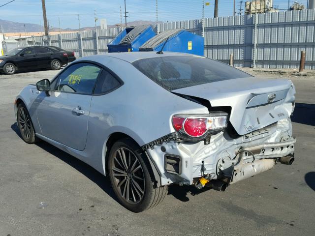 JF1ZNAA11D1729748 - 2013 TOYOTA SCION FR-S SILVER photo 3