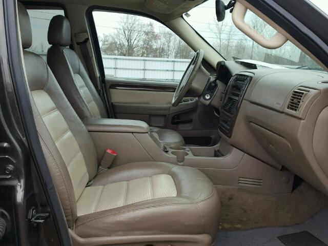 1FMZU74K35ZA45125 - 2005 FORD EXPLORER E BROWN photo 5