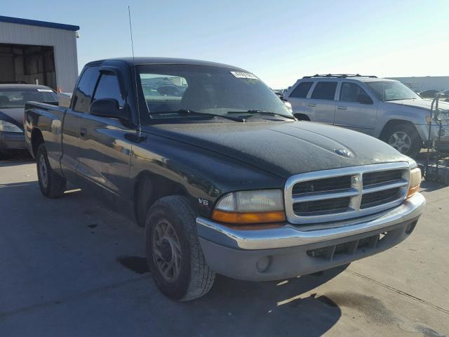 1B7GL22X7XS151556 - 1999 DODGE DAKOTA GREEN photo 1