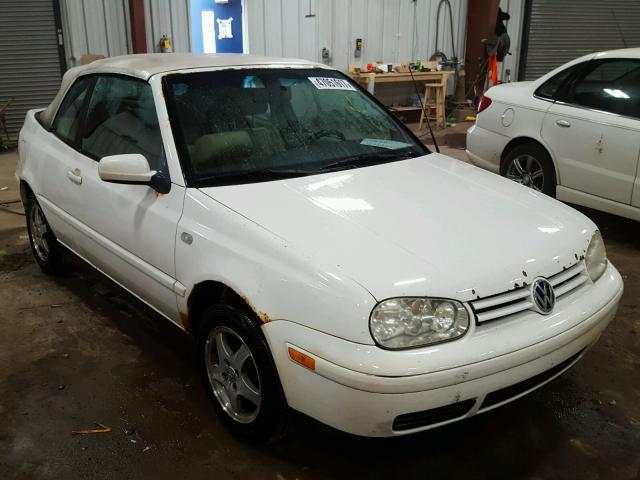 3VWDC21V7YM808639 - 2000 VOLKSWAGEN CABRIO GLS WHITE photo 1