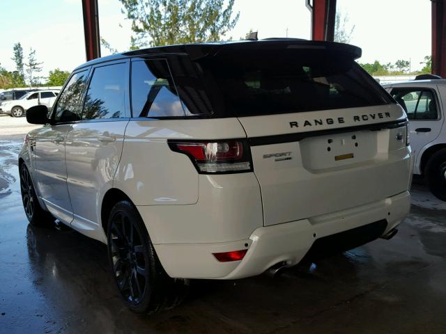 SALWR2VF1GA548787 - 2016 LAND ROVER RANGE ROVE WHITE photo 3