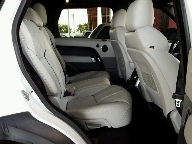 SALWR2VF1GA548787 - 2016 LAND ROVER RANGE ROVE WHITE photo 6