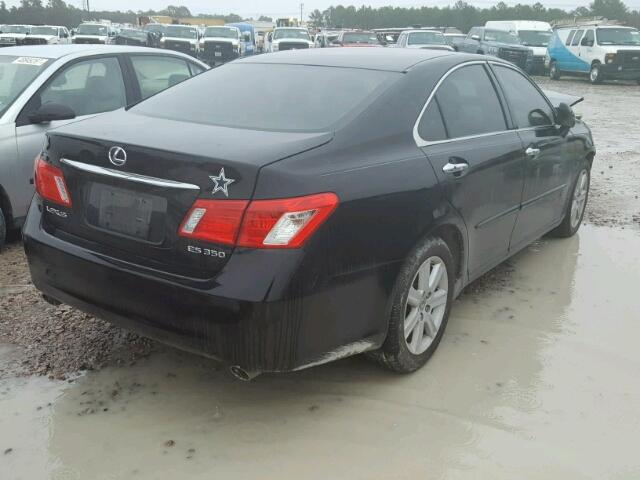 JTHBJ46G672056328 - 2007 LEXUS ES 350 BLACK photo 4